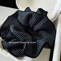 Plaid Scrunchie – New Low Ponytail Tie - Video Same Style IG008