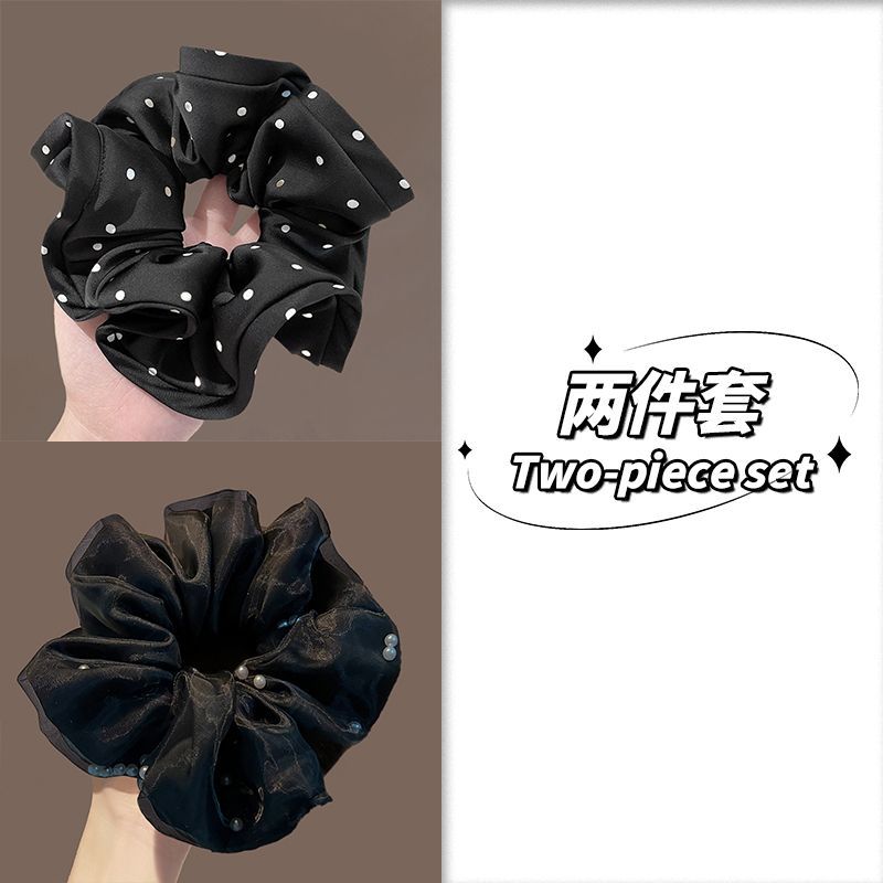 Casual Scrunchie – New Black Hair Tie - IGC022