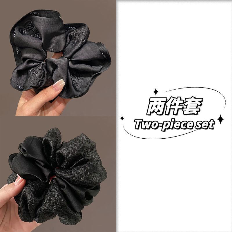 Casual Scrunchie – New Black Hair Tie - IGC022