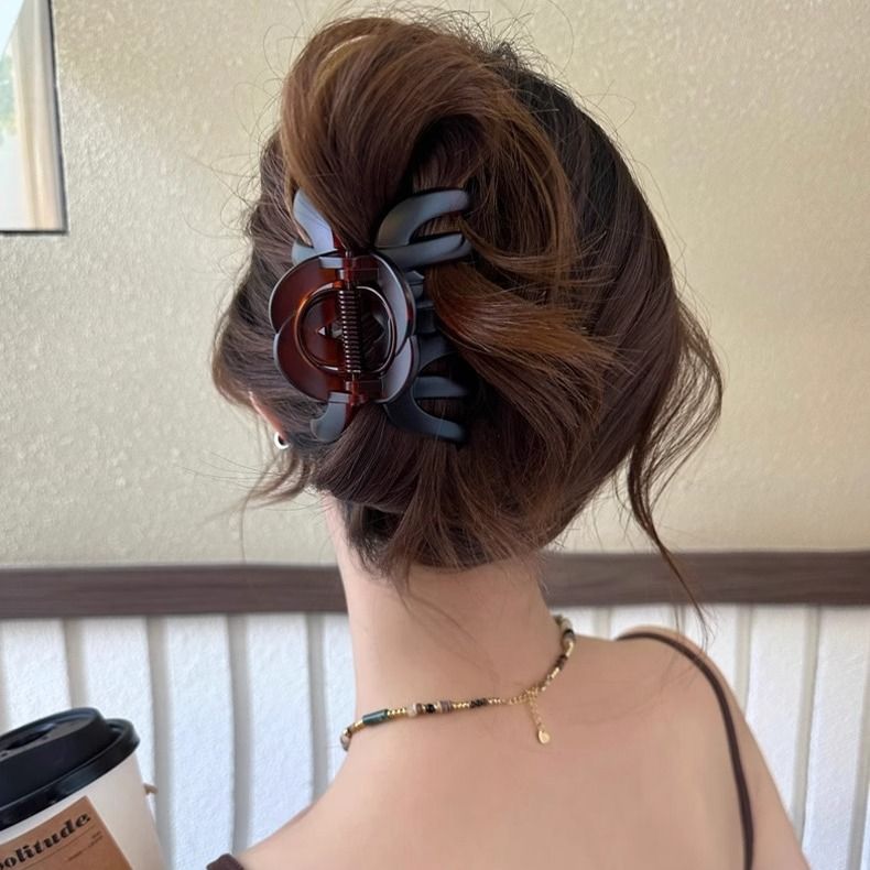 Large Matte Hair Claw Clip - Strong Hold Jaw Clip for Thick Hair - IGB009