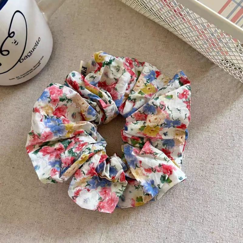 Floral Painting Scrunchie – High Elasticity Hair Tie - IGC001