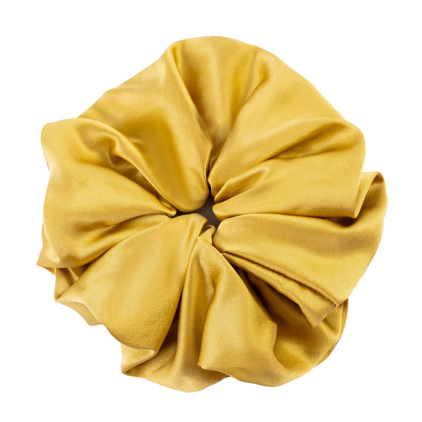 Polka - dot and solid color silk scrunchies-11