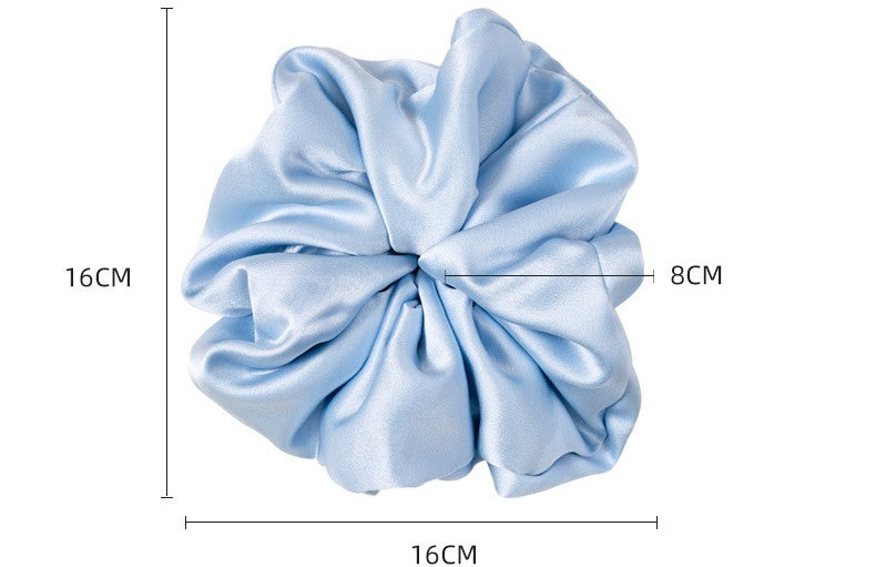 100% Silk Scrunchie: Elegant French - Style Hair Accessory