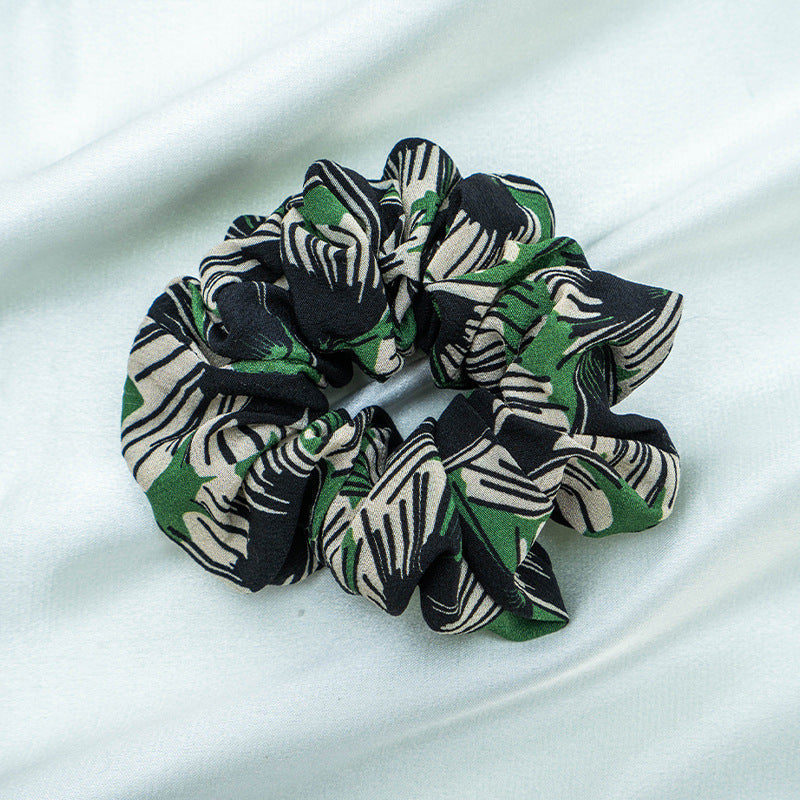 Assorted colors 100% silk scrunchies-13