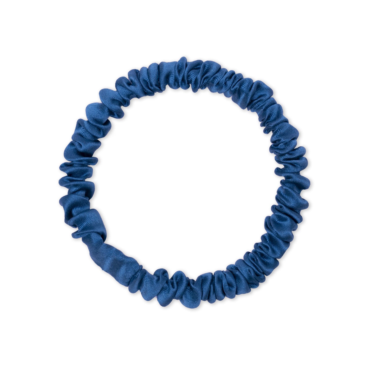 Multi - colored 100% silk scrunchies-14