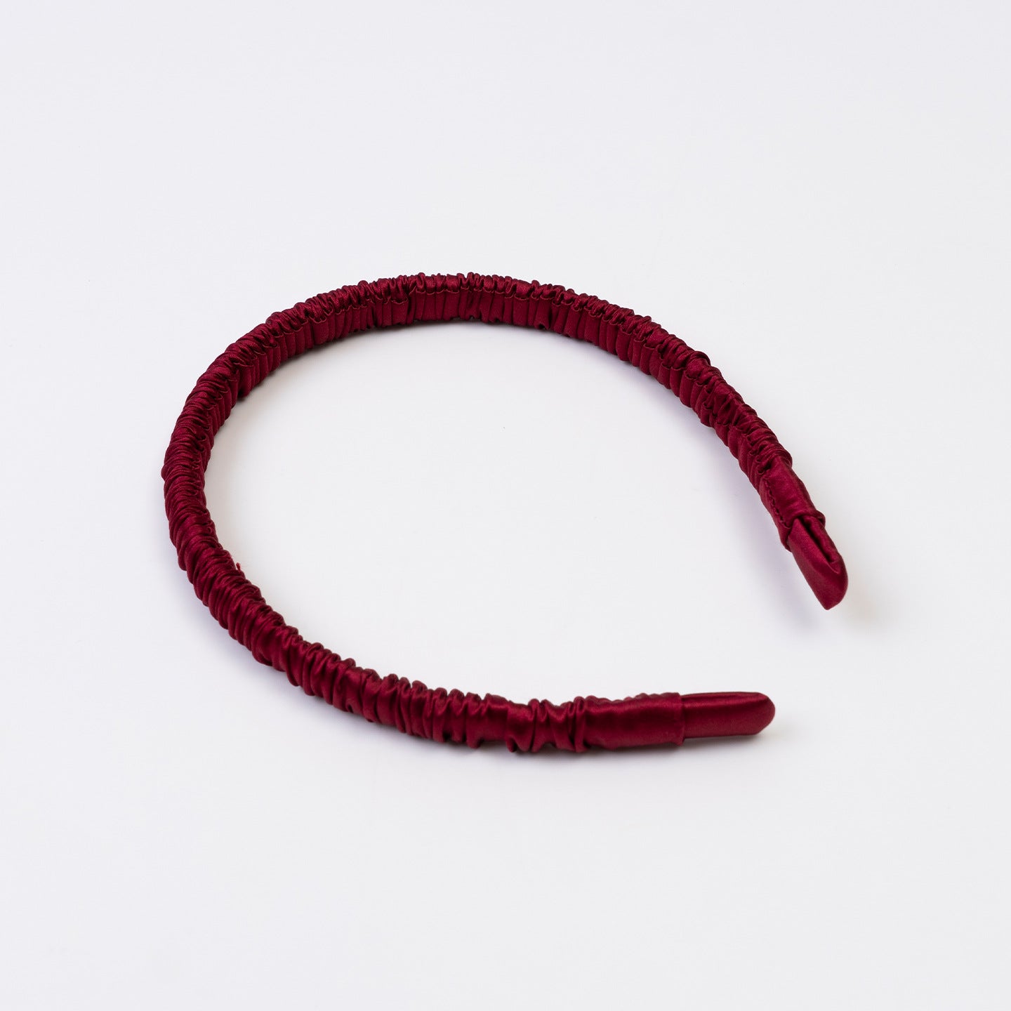 Light blue, pink, and brown 100% silk headbands-14