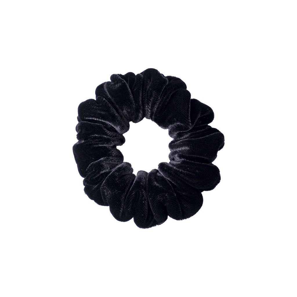 Black, Navy, and Gold 100% Silk Scrunchies-6