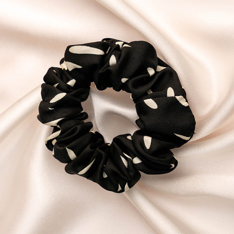 Various colored 100% silk scrunchies-23