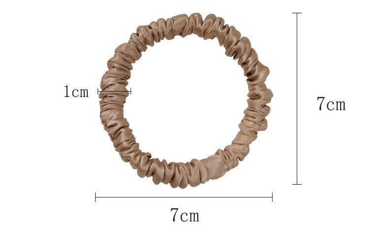 100% Silk Scrunchie - Small and Stylish
