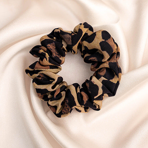 Assorted colors 100% silk scrunchies-36