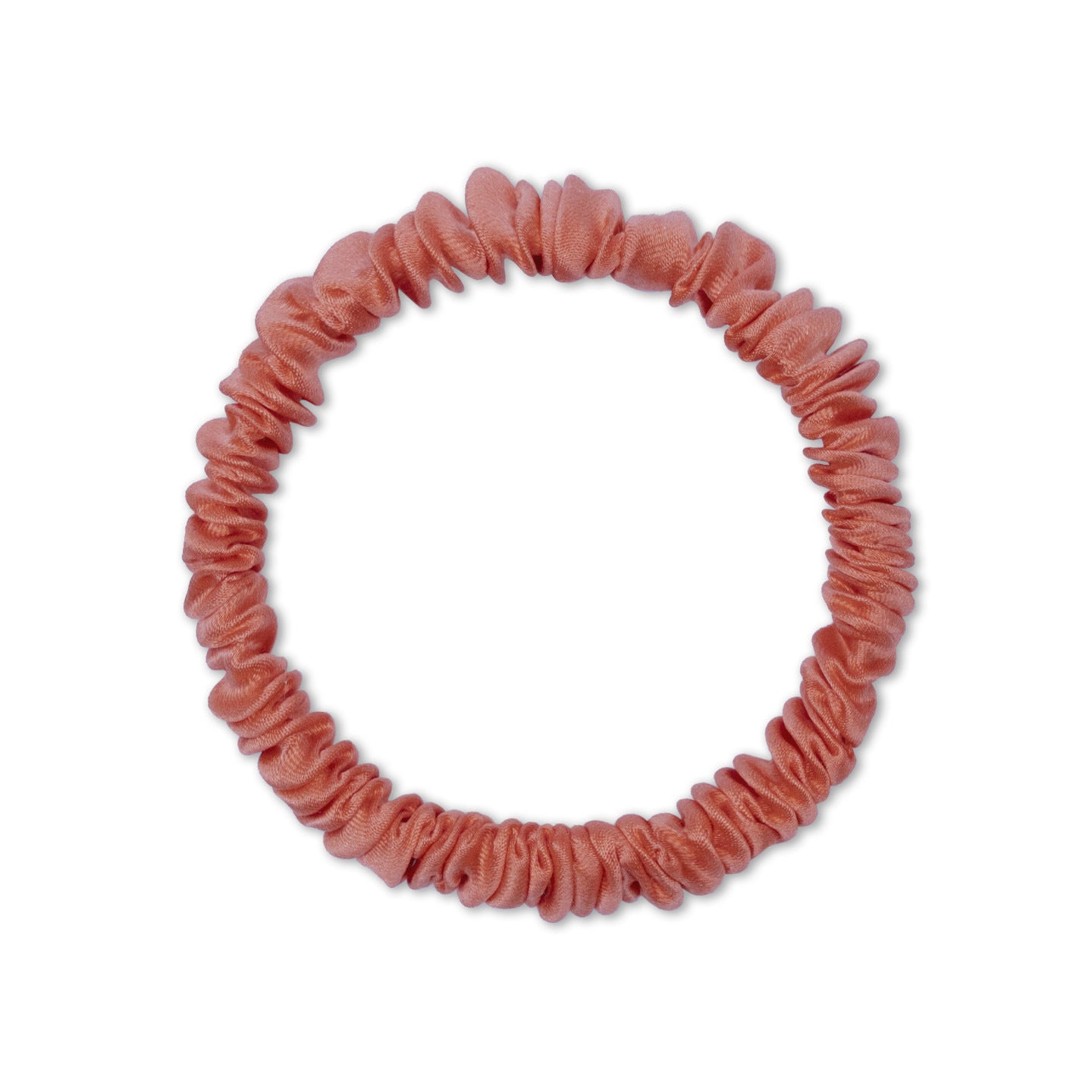 Multi - colored 100% silk scrunchies-12