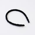 Light blue, pink, and brown 100% silk headbands-5