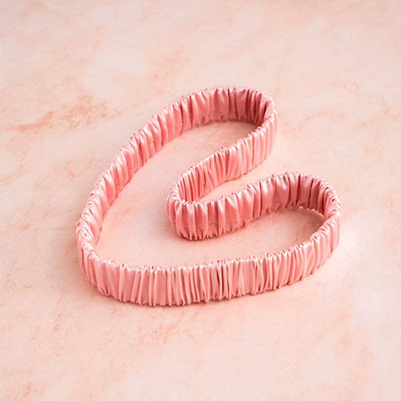 2CM Wide 100% Mulberry Silk Scrunchie – Soft Hair Tie for Face Washing