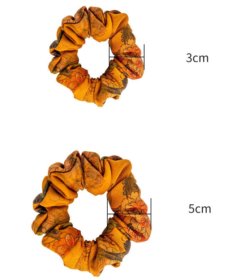 Vintage Style 100% Silk Scrunchie for Women