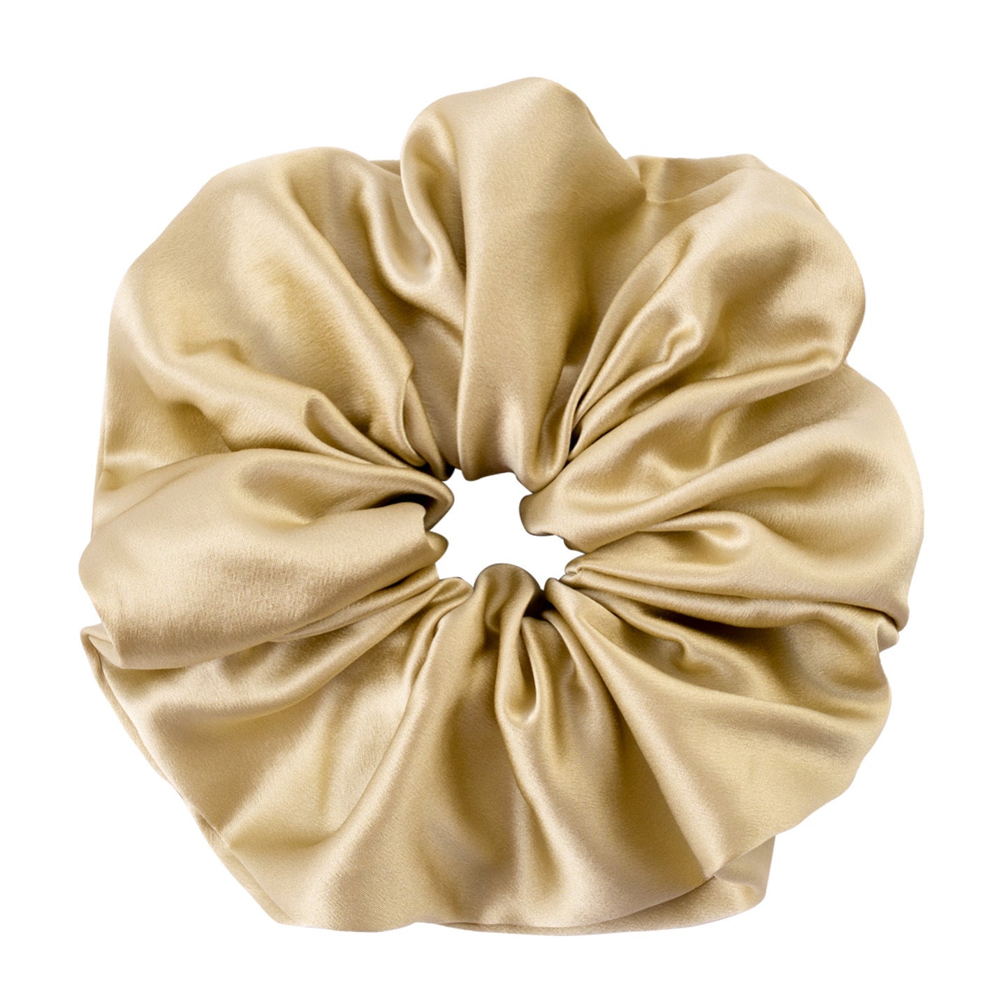 Polka - dot and solid color silk scrunchies-15
