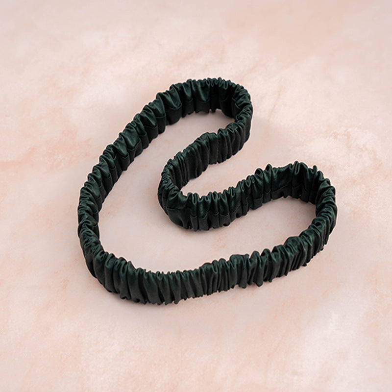 2CM Wide 100% Mulberry Silk Scrunchie – Soft Hair Tie for Face Washing