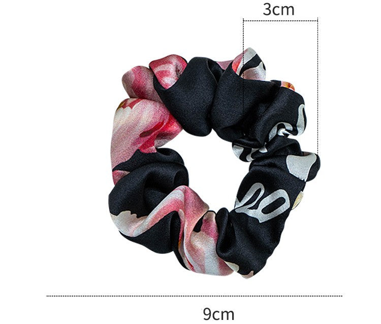 3CM Wide 100% Silk Scrunchie - Elegant Hair Accessory