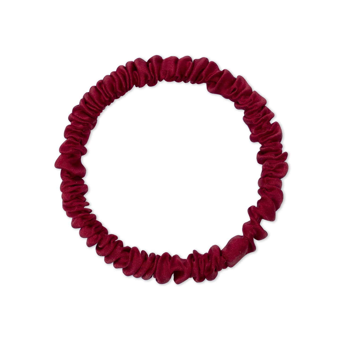 Multi - colored 100% silk scrunchies-19