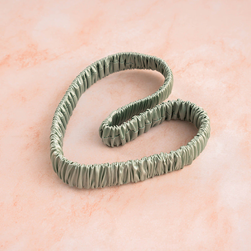 2CM Wide 100% Mulberry Silk Scrunchie – Soft Hair Tie for Face Washing