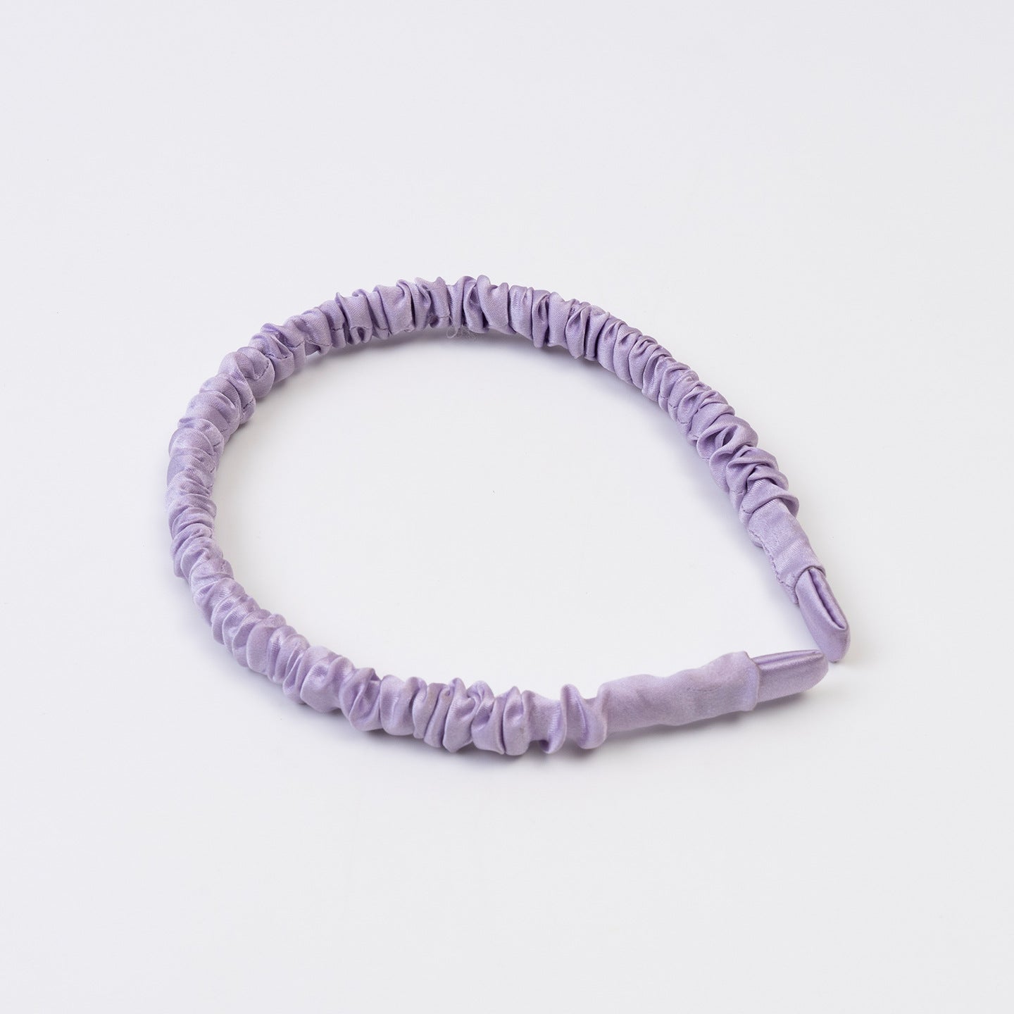 Light blue, pink, and brown 100% silk headbands-12