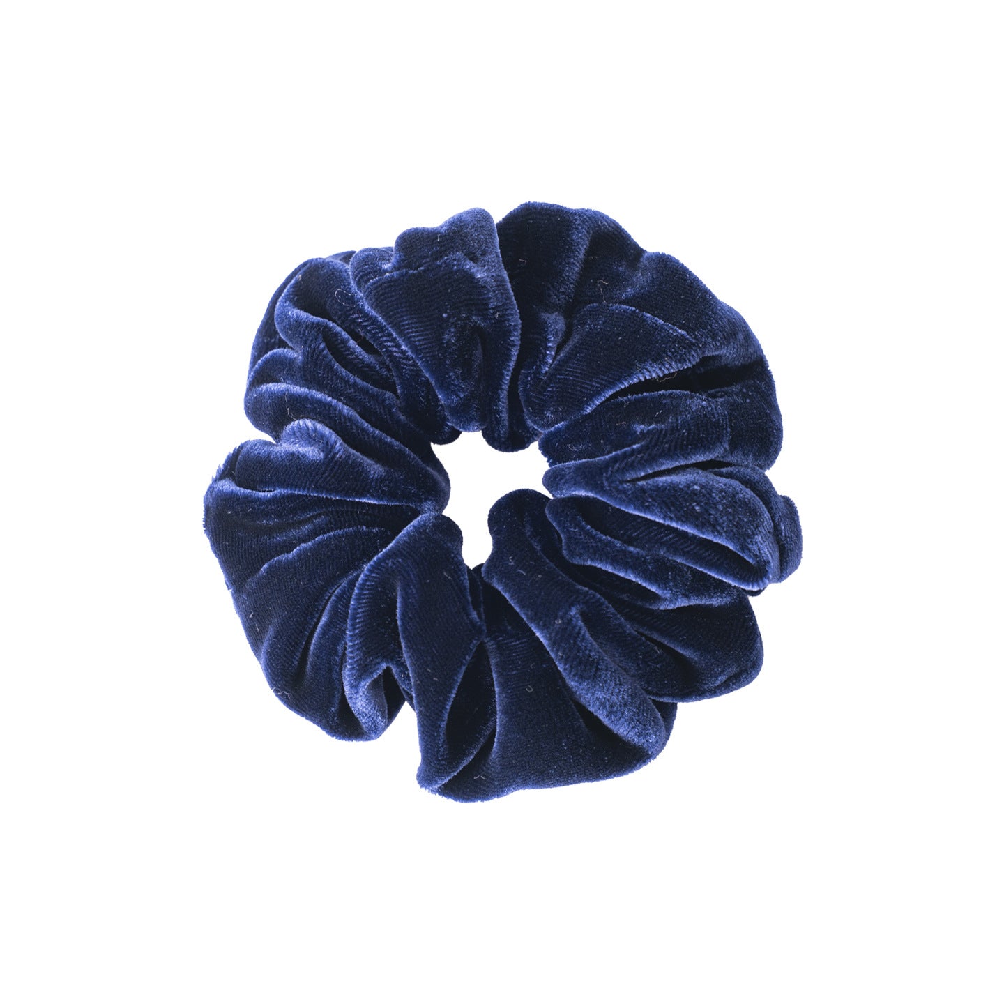 Black, Navy, and Gold 100% Silk Scrunchies-10