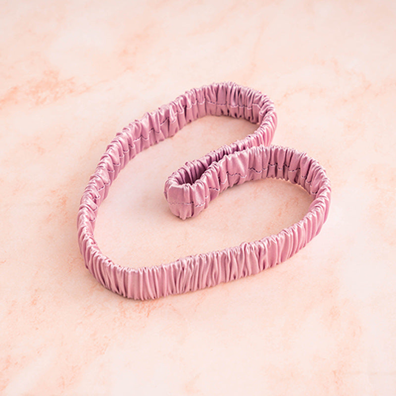 2CM Wide 100% Mulberry Silk Scrunchie – Soft Hair Tie for Face Washing