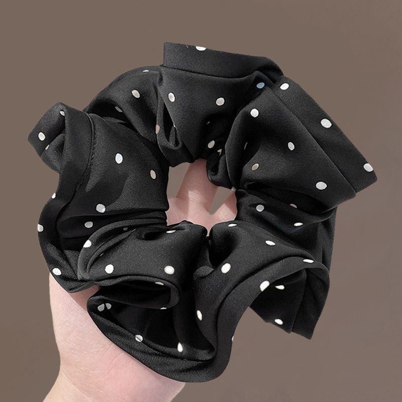 Casual Scrunchie – New Black Hair Tie - IGC022