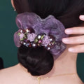 Neues Wisteria Scrunchie – Elegantes Haargummi - IGC021