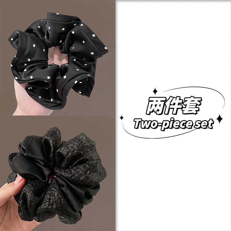 Casual Scrunchie – New Black Hair Tie - IGC022