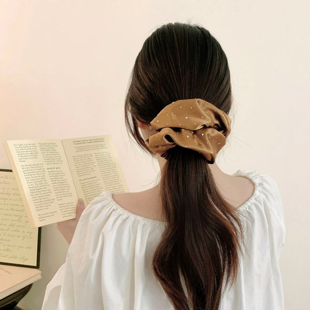 Starlight Satin Scrunchie – Spring Style - IGB023