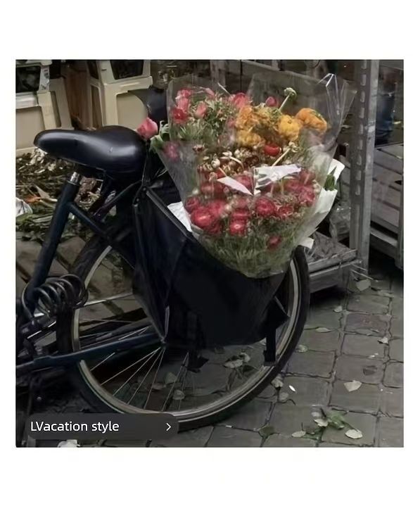 Blumen-Malerei Scrunchie – Haargummi mit hoher Elastizität – IGC001